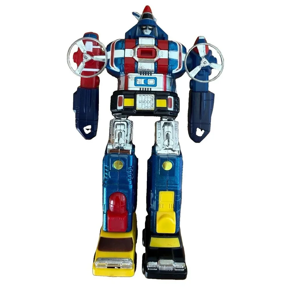 Vintage 1984 Bandai Japan Voltron Miniature Warrior Space Robot Diecast 6-Inch